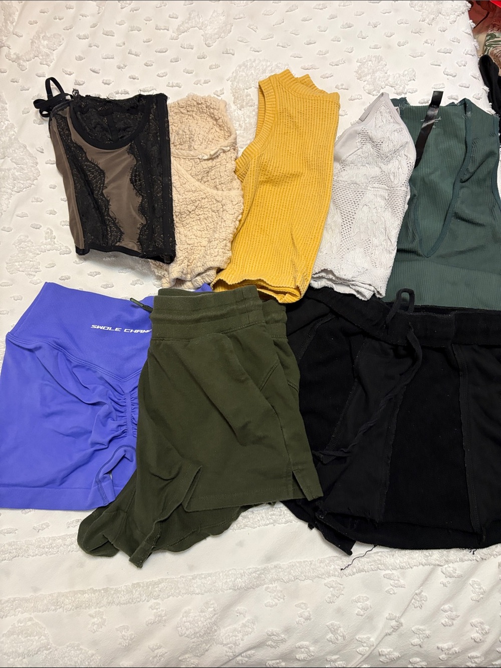 Women’s Green Ribbed Tank Top - Unbranded